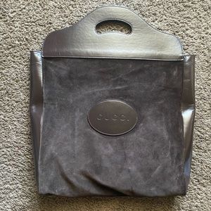 Gucci Suede and Leather bag with duster